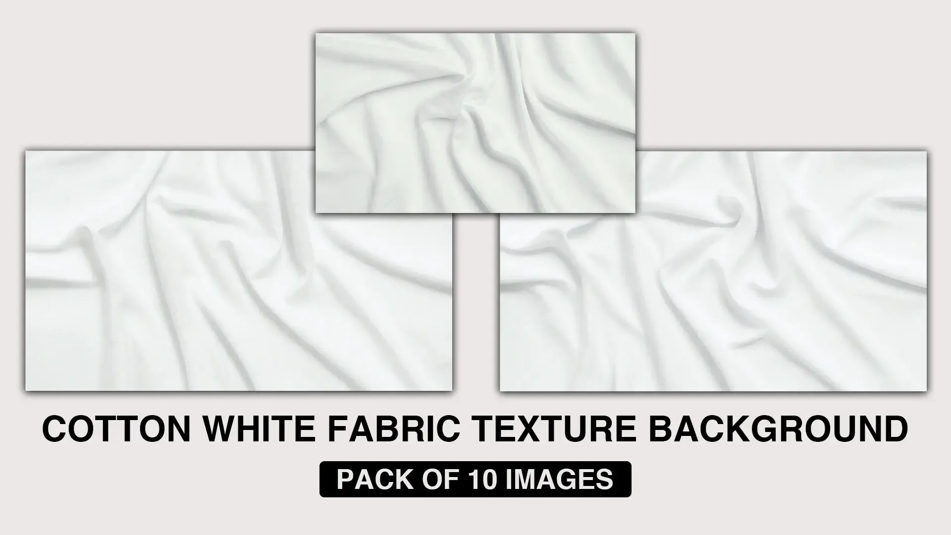 Minimal Cotton White Fabric Texture Collection image